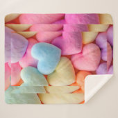 Hearts Fleece Blanket Sherpadecke (Vorderseite (Horizontal))