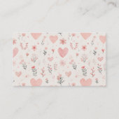 Hearts & Florals Enclosure Card Begleitkarte (Vorderseite)