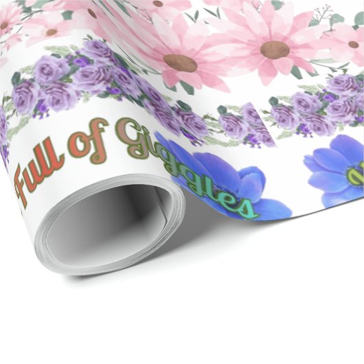 Hearts full of Giggles Geschenkpapier (Rolleneckpunkt)