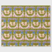 Hearts full of Giggles olive Geschenkpapier (Flach)