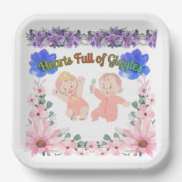 Hearts full of Giggles Pappteller