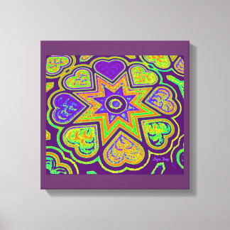 'Hearts Full of Love' Panel Druck (Helle Farben)(L Leinwanddruck