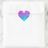 HEARTS FUNKY Herz-Aufkleber (Tasche)