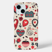 Hearts Galore Case-Mate iPhone Hülle (Rückseite)