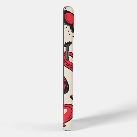 Hearts Galore Case-Mate iPhone Hülle (Rückseite / Rechts)