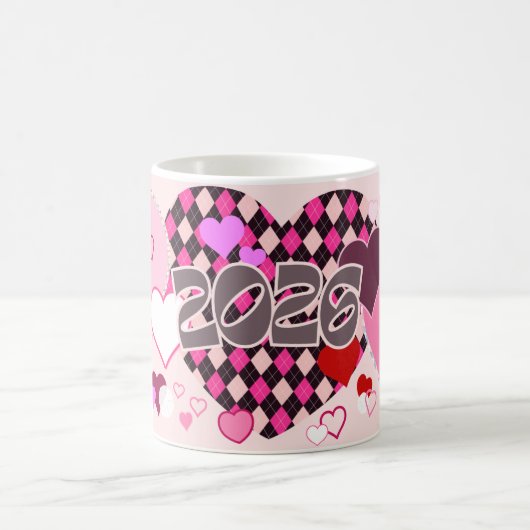 Hearts Galore! Kaffeetasse (Mittel)