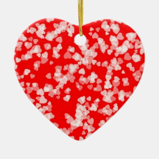 Hearts Galore Keramikornament (Vorne)