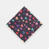 Hearts Galore Serviette (Ecke)