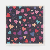 Hearts Galore Serviette (Vorderseite)