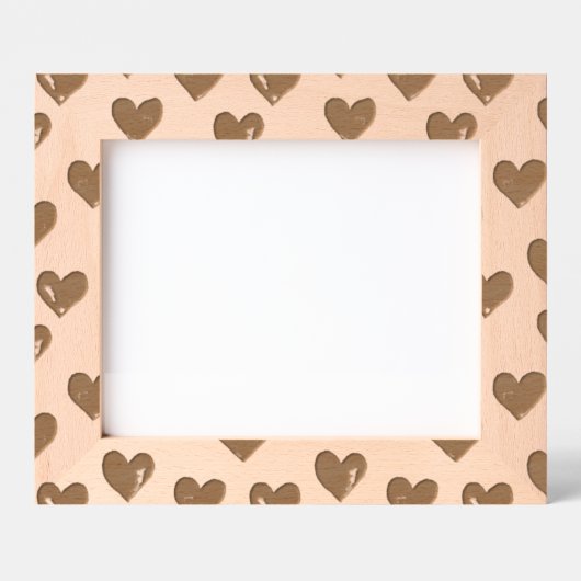 Hearts Geätzte Rahmen (Vorderseite)