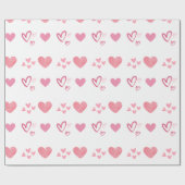 Hearts Geschenkpapier (Flach)
