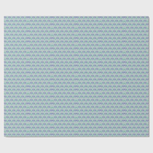 Hearts Geschenkpapier (Flach)