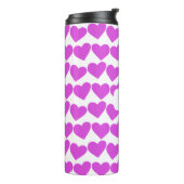 HEARTS Groovy Valentine CUSTOM Bridesmaid Geschenk Thermosbecher (Nach links gedreht)