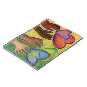 Hearts & Hands Liebe Diversity Art Notebook Journa Notizblock (Linke Seite)