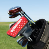 Hearts Happy Valentine's Day Modern Love Pattern Golf Headcover (In Situ)