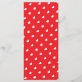 Hearts Happy Valentine's Day Modern Love Pattern Programm (Rückseite)