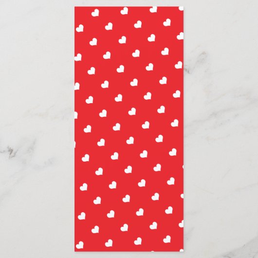 Hearts Happy Valentine's Day Modern Love Pattern Programm (Rückseite)