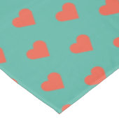 Hearts – Herzen – Herzchen Tischdecke (Schrägansicht)
