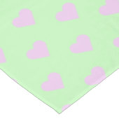 Hearts – Herzen – Herzchen Tischdecke (Schrägansicht)