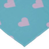 Hearts – Herzen – Herzchen Tischdecke (Schrägansicht)
