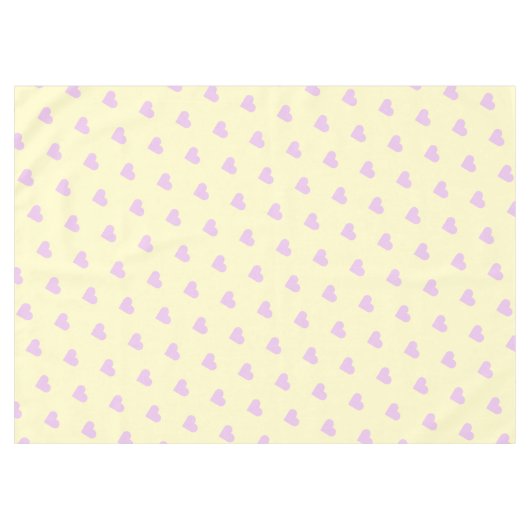 Hearts – Herzen – Herzchen Tischdecke (Vorderseite (Horizontal))