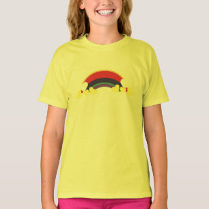 Hearts Herzen Rainbow Color Regenbogenfarben T-Shirt