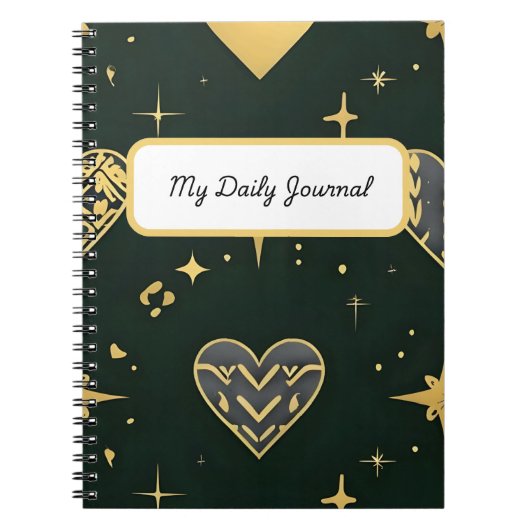 Hearts Journal Notizblock (Vorderseite)