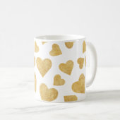 Hearts Juxtaposed Kaffeetasse (VorderseiteRechts)