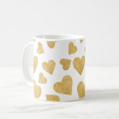 Hearts Juxtaposed Kaffeetasse (Vorderseite Links)