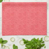 Hearts Kitchen Towel Red Geschirrtuch (Gefaltet)