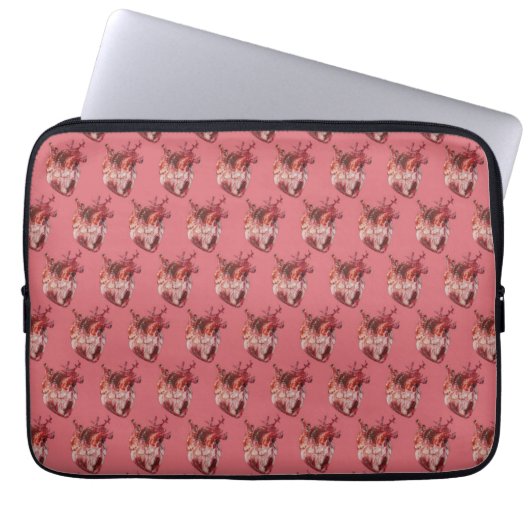 Hearts Laptop Sleeve (Vorderseite)