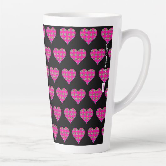 Hearts Latte Tasse (Rechts)