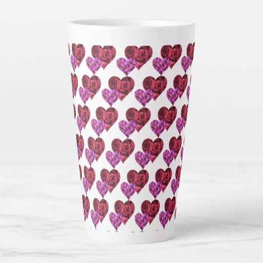 Hearts Latte Tasse (Vorderseite)
