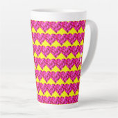 Hearts Latte Tasse (Rechte Ecke)