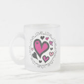 Hearts Love Mattglastasse (Links)