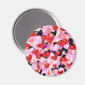 Hearts Magnet (Vorderseite/Rückseite)