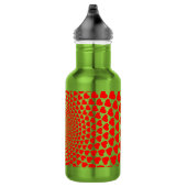 Hearts Mandala Design-25870 Edelstahlflasche (Rechts)