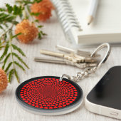 Hearts Mandala Design-25870 Schlüsselanhänger (Vorderseite rechts)