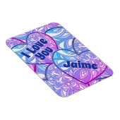 Hearts Mandala I Liebe You Magnet (Rechte Seite)