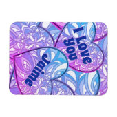 Hearts Mandala I Liebe You Magnet (Horizontal)