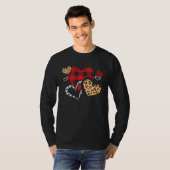 Hearts Marriage Couples Happy Valentines Love Rela T-Shirt (Vorne ganz)