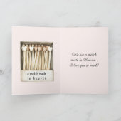 Hearts Match Made in Heaven Love Karte (Innenseite)