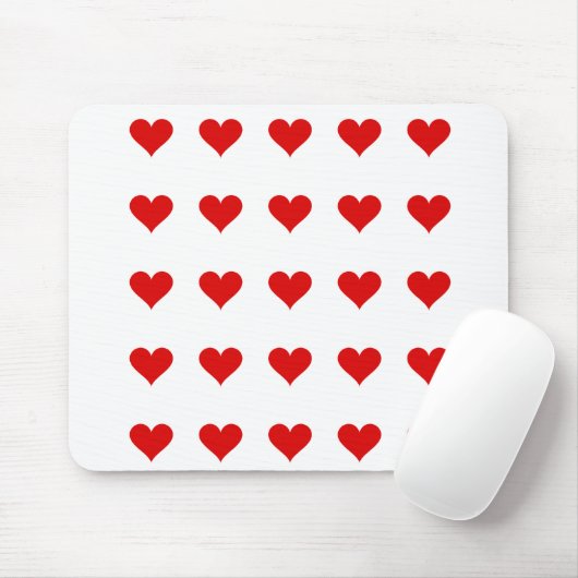 Hearts Mouse Pads & Desk Mats Mousepad (Mit Mouse)
