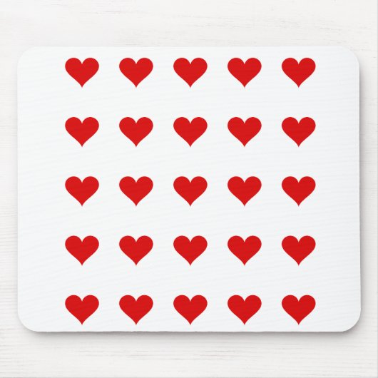 Hearts Mouse Pads & Desk Mats Mousepad (Vorne)