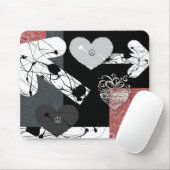 Hearts Mousepad (Mit Mouse)