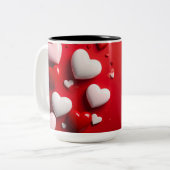 hearts mug zweifarbige tasse (Vorderseite Links)