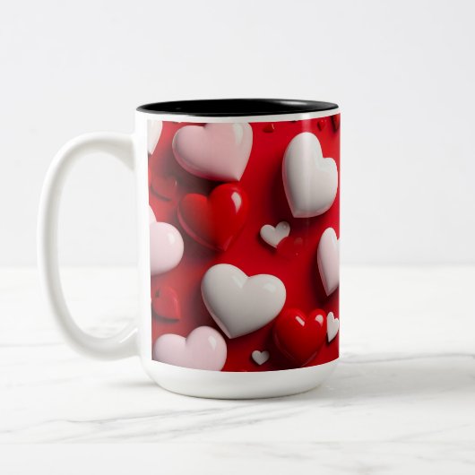 hearts mug zweifarbige tasse (Links)
