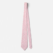 Hearts Neck Tie Red - Custom Colors Krawatte (Vorderseite)