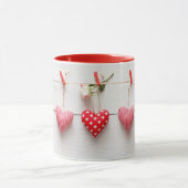 **HEARTS ON A STRING** COFFEE MUT TASSE (Zentrum)