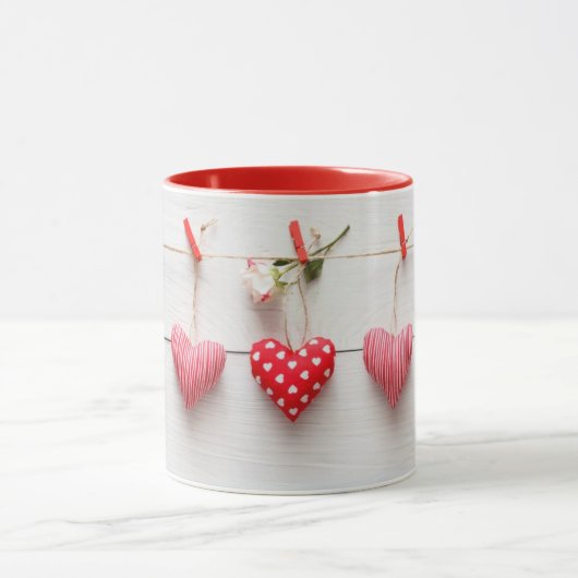 **HEARTS ON A STRING** COFFEE MUT TASSE (Zentrum)